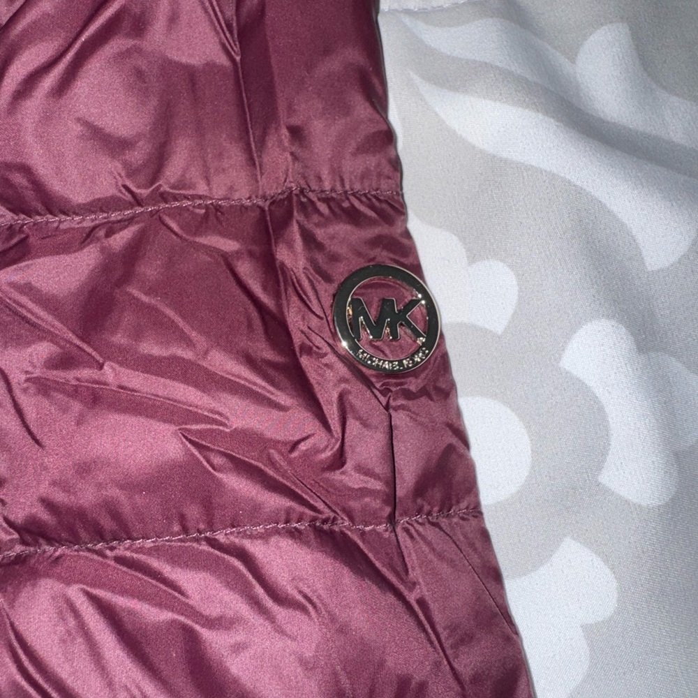 Michael Kors Eggplant Quilted Jacket - Picture 4 of 9